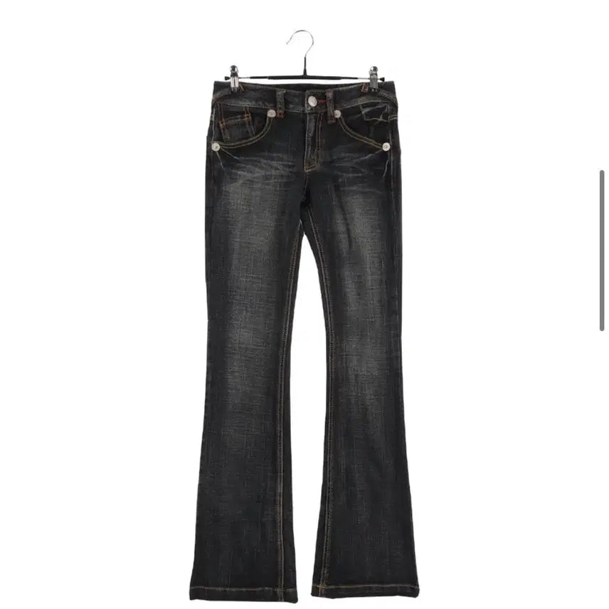 [BUNJANG] BCBG Denim Bootcut Low-Rise Pants / B.C.B.G 데님 부츠컷 로우라이즈 펑크 빈티지 팬츠