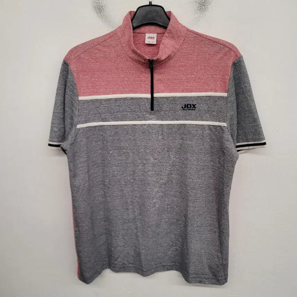 [BUNJANG] JDX Golf Half-Zip Short-Sleeve T-Shirt / [100/L] JDX 골프 반집업 반팔티 티셔츠