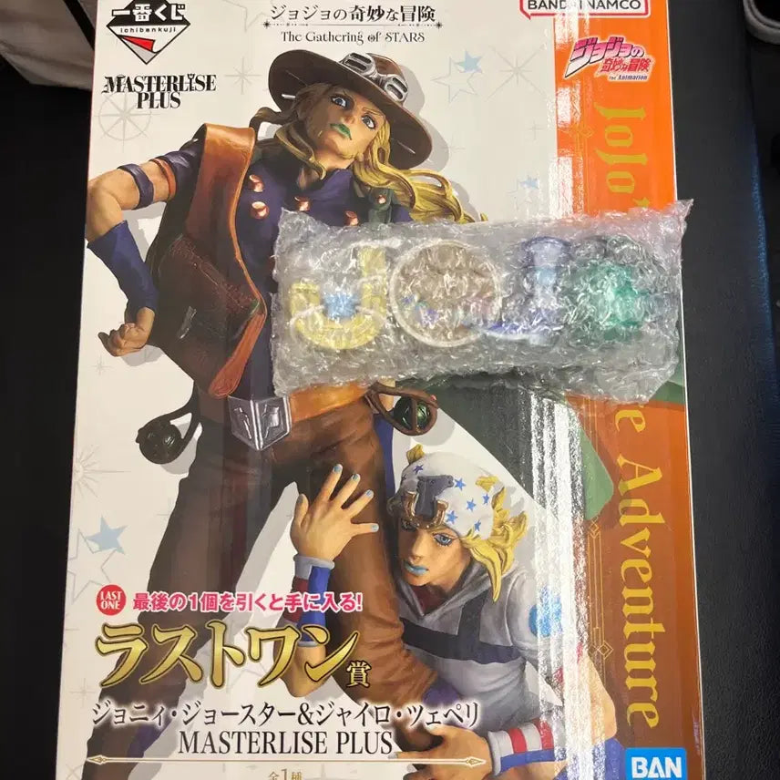 [BUNJANG] JoJo's Bizarre Adventure Part 7 Ichiban Kuji Last One Johnny Joestar & Gyro Zeppeli Figure / 택포18.0) 죠죠 이치방쿠지 7부 로고 라스트원 피규어 죠니 자이로