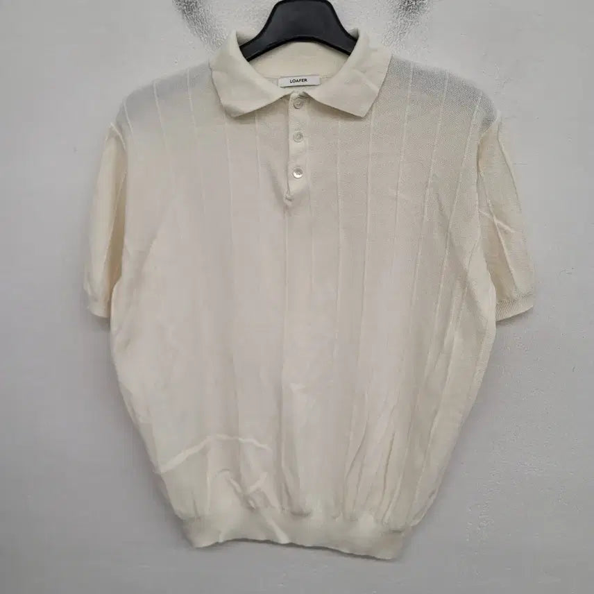[BUNJANG] LOAFER Short Sleeve Knit Polo T-Shirt / [95/M] LOAFER 반팔 니트 카라티
