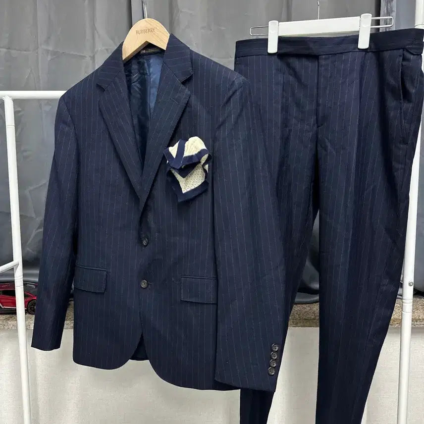 [BUNJANG] Polo USA Men's Suit Set 100 / [ 폴로 UsA ] 정품 / 남성100 / 헹거치프 정장 셋업