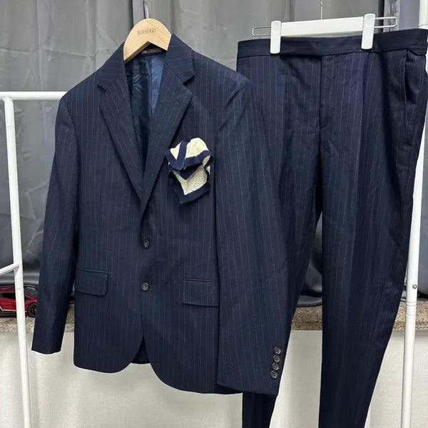 [BUNJANG] Polo USA Men's Suit Set 100 / [ 폴로 UsA ] 정품 / 남성100 / 헹거치프 정장 셋업