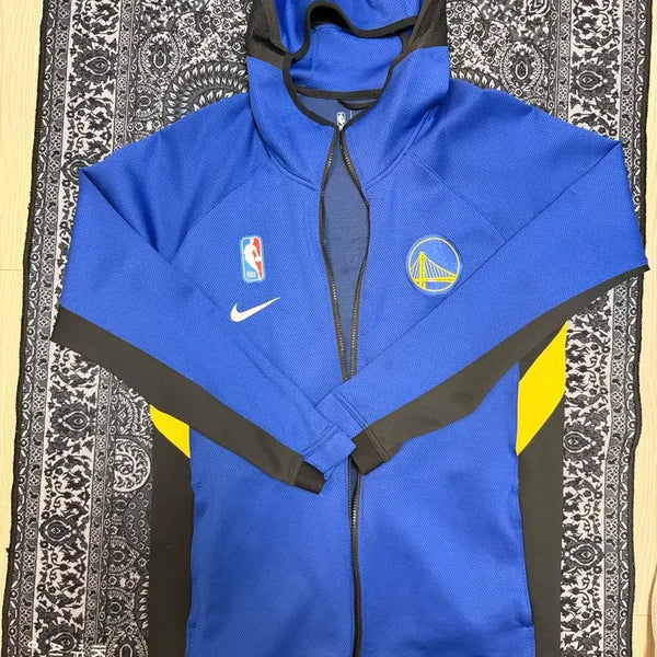 [BUNJANG] Nike Golden State Warriors NBA Hoodie / 나이키 NBA 골든스테이트 워리어스 후드집업 블루