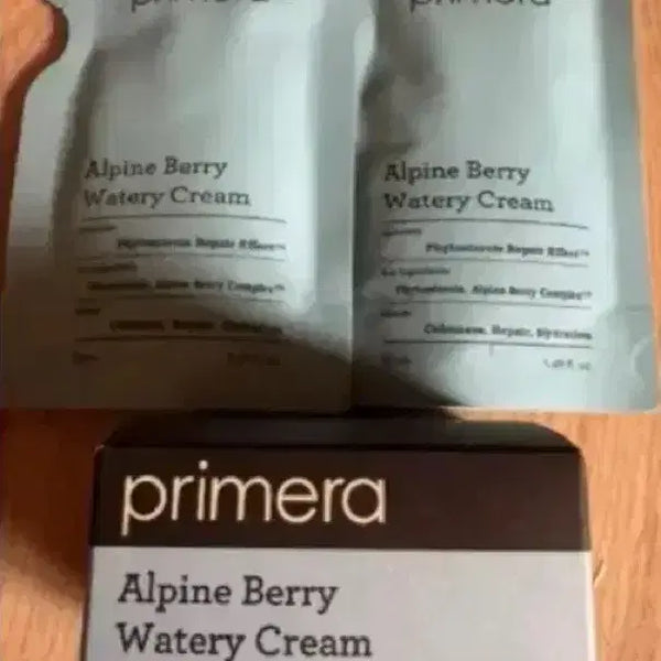 [BUNJANG] Primera Alpine Berry Watery Cream (200ml Total) / 프리메라 수분크림 총 200ML