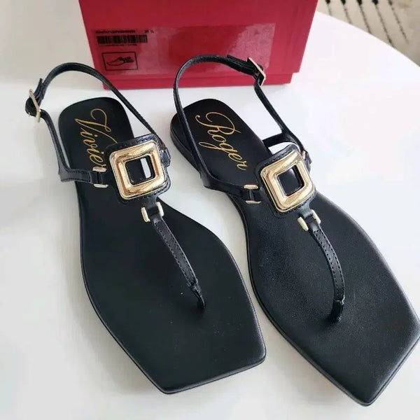 [BUNJANG] Roger Vivier Black Sandals / 로저비비에 샌들 블랙 새상품