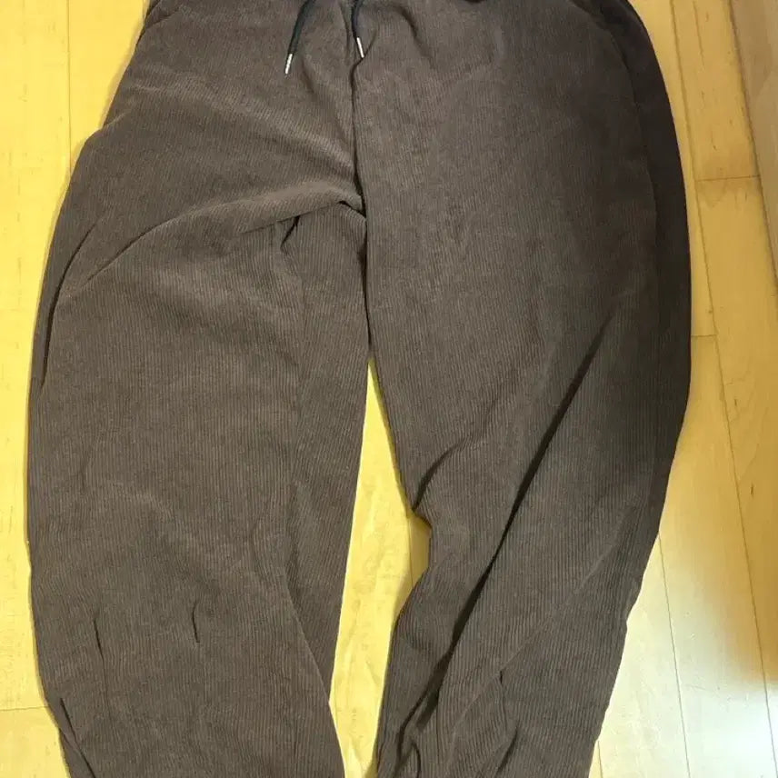 [BUNJANG] Corduroy Wide Pants Brown / 골덴 와이드 팬츠 브라운