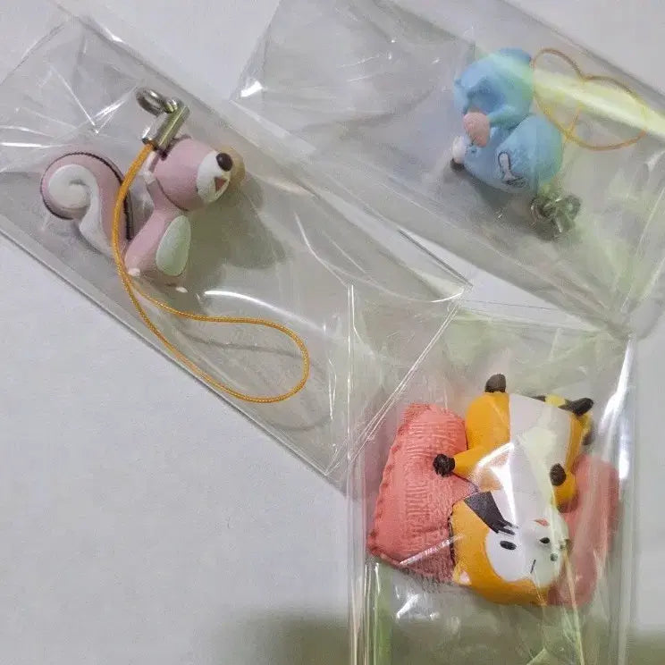 [BUNJANG] Bonobono Porori Raccoon Gachapon Figures Bundle Set / 보노보노, 포로리 가챠 키링, 너구리 피규어 가챠 일괄