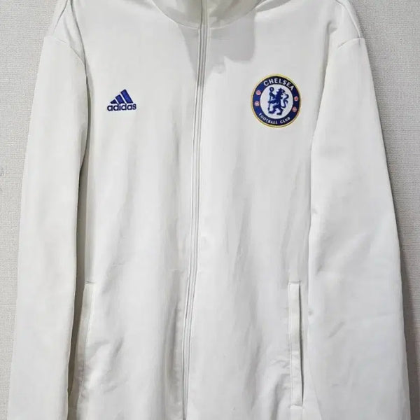 [BUNJANG] Adidas Chelsea White Uniform Track Top Jersey Zip-up XXL / 아디다스 첼시 화이트 유니폼 트랙탑 져지집업 110/XXL