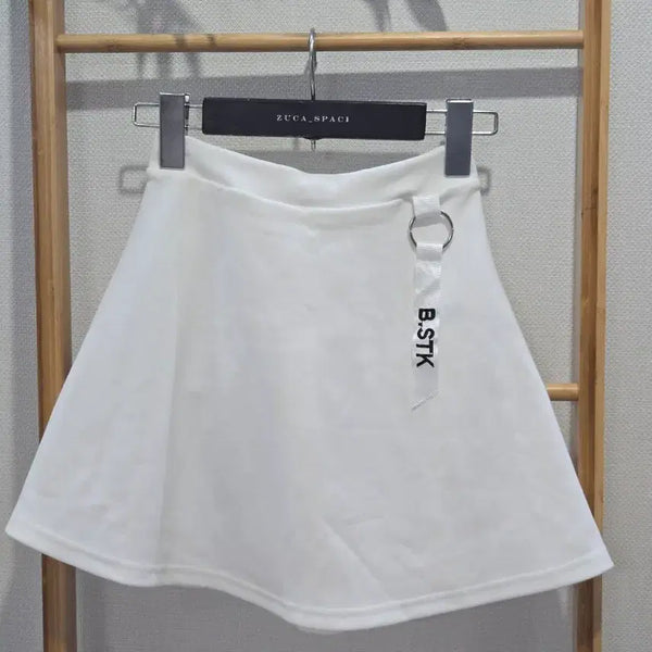 [BUNJANG] White Flare Tennis Skirt / 테니스 스커트