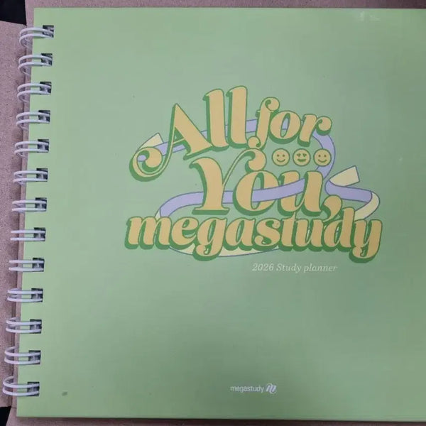 [BUNJANG] Megastudy 2026 Semester 2 Planner (Light Green) / 메가스터디 2026년 2학기용 플래너 연두색