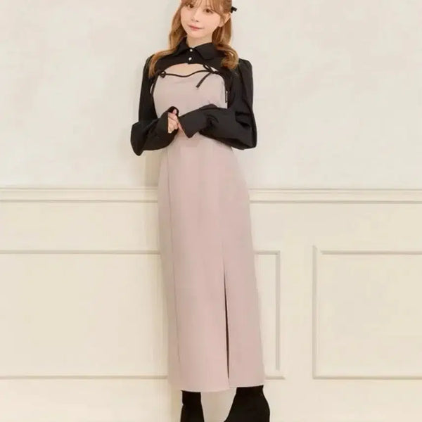 [BUNJANG] Apres Jour Camisole Dress and Bolero Set / 오늘4 ) Apres jour 캐미솔 원피스 볼레로 세트