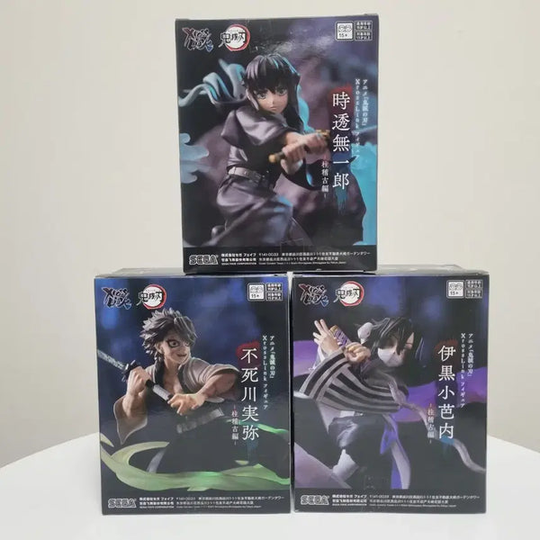 [BUNJANG] Sega Demon Slayer Muichiro, Iguro, Sanemi 3-Figure Set (Sealed) / [미개봉]세가 귀멸의 칼날 크로스링크 무이치로 이구로 사네미 3종 피규어