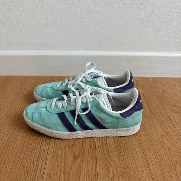 [BUNJANG] Adidas Gazelle Mint Suede Sneakers / 아디다스 가젤 민트 250