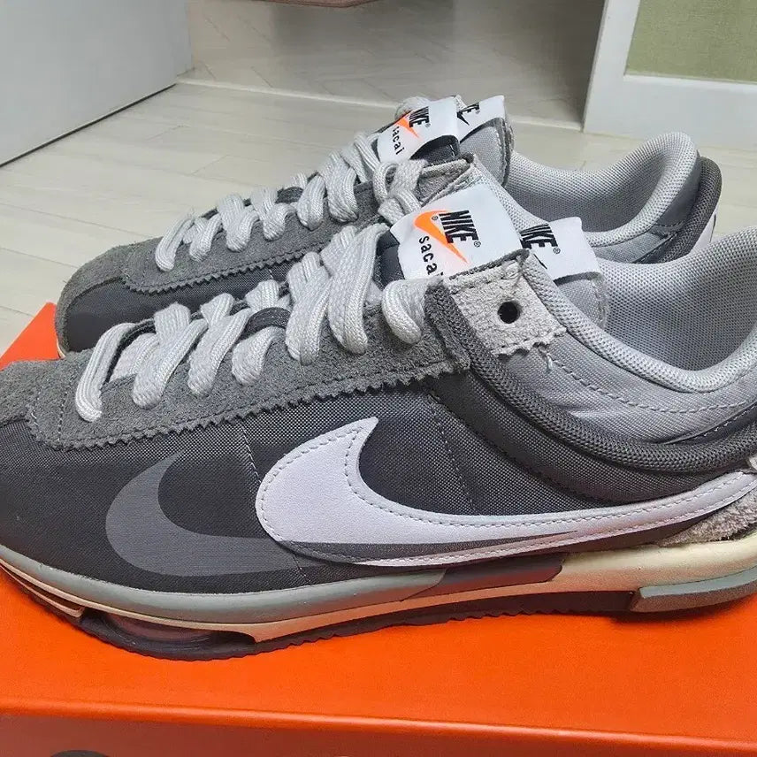 [BUNJANG] Nike Sacai Cortez Grey US 8 / 나이키 사카이 코르테즈 그레이 265