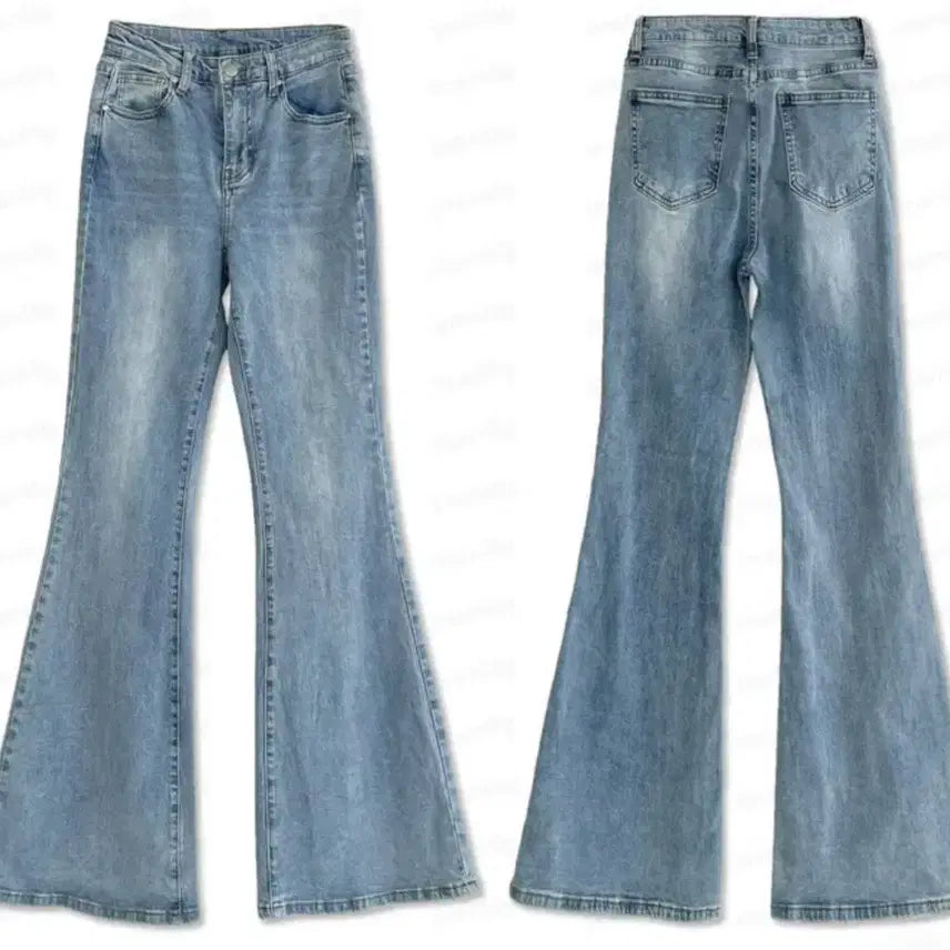 [BUNJANG] Light Wash Bootcut Denim Pants / 연청 워싱 부츠컷 데님팬츠 s