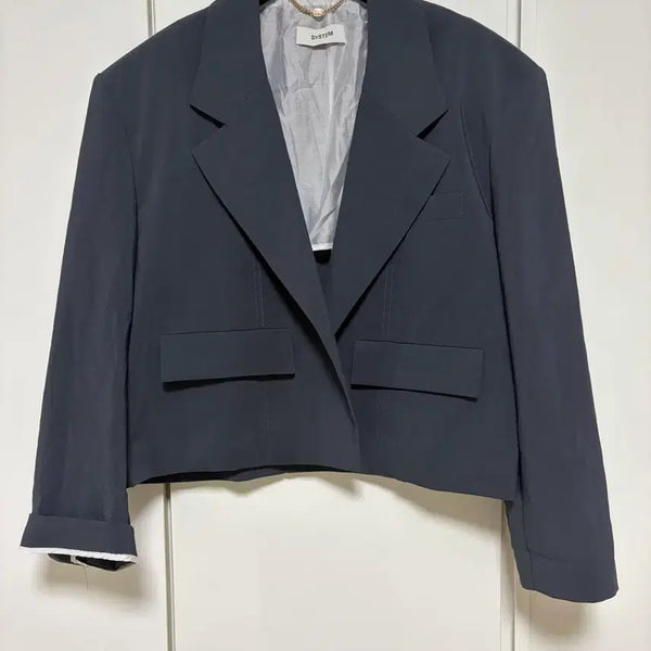 [BUNJANG] SYSTEM Cropped Jacket / 한섬 SYSTEM 크롭 자켓