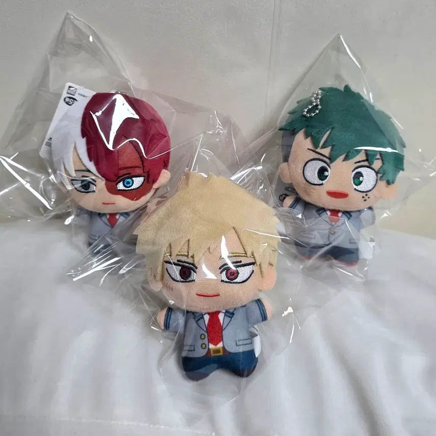 [BUNJANG] My Hero Academia Shindoucho Chibi Plush Set / 3종 일괄)히로아카 신호등조 치비누이구루미