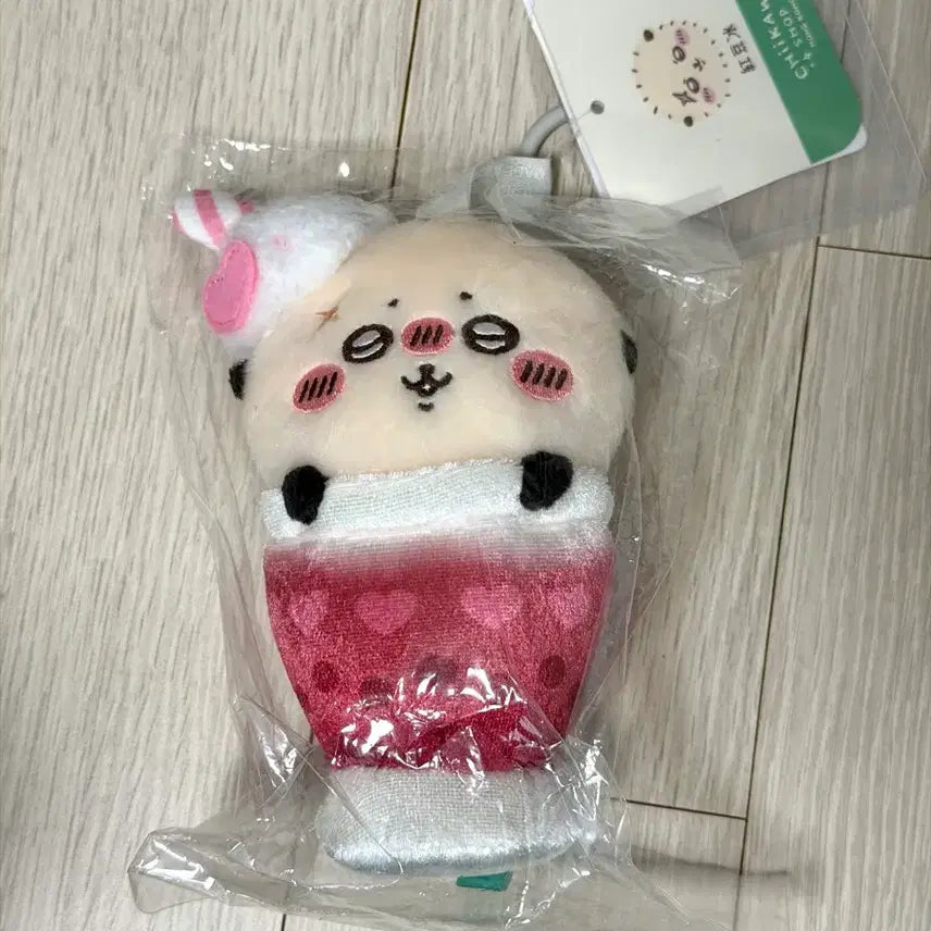 [BUNJANG] Chiikawa Rakko Milk Tea Plush (Hong Kong Limited Edition) / 현물) 치이카와 먼작귀 홍콩한정 팥밀크티 랏코 인형