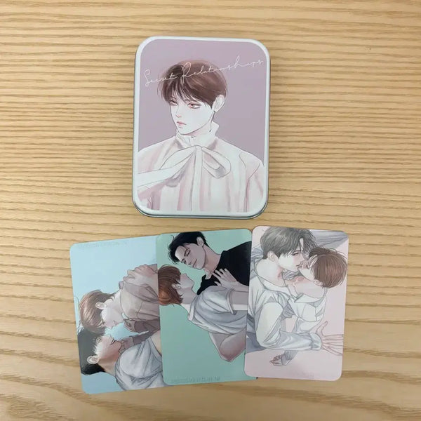 [BUNJANG] Secretly (Bimil Sai) Hardcover Tin Case Photocard Set / 비밀사이 단행본 틴케이스 포카 세트