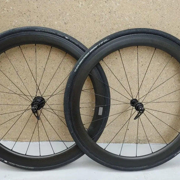 [BUNJANG] FARSPORTS 50mm Rim Brake Carbon Wheelset (Shimano Body) / 컨디션상] 파스포츠(FARSPORTS) 림브 클린쳐 카본휠셋+카본패드 팝