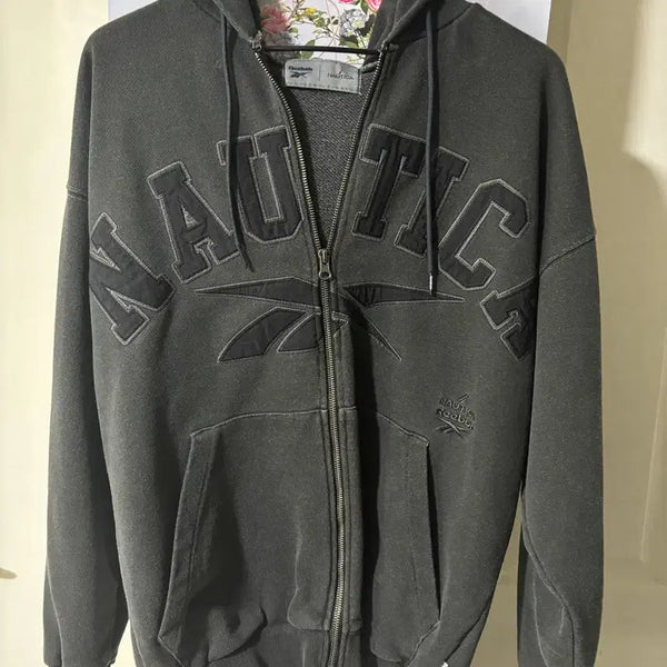 [BUNJANG] Nautica x Reebok Hoodie Zip-Up / 노티카 리복 후드집업