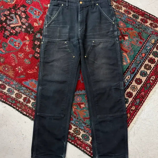 [BUNJANG] Carhartt B01 Black Double Knee Work Pants Size 32 / [32] OG 칼하트 블랙 더블니 칼하트 B01 워크팬츠 썩블니