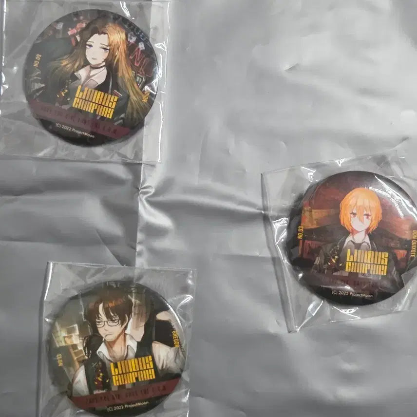 [BUNJANG] Limbus Company HamHamPangPang Can Badge Bundle Set / 림버스 컴퍼니 햄햄팡팡 캔뱃지 일괄
