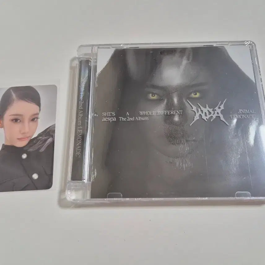 [BUNJANG] Aespa NingNing Lemonade Lucky Draw Photocard + Sealed Album Set / 에스파 닝닝 레모네이드 럭드 포카+미개봉 앨범 양도
