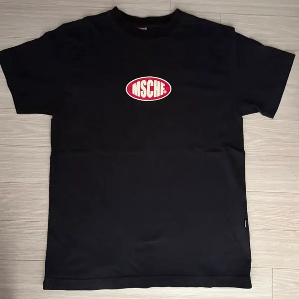 [BUNJANG] Mischief Oval Logo Short Sleeve T-Shirt / 미스치프 오발 오벌 로고 반팔 티셔츠