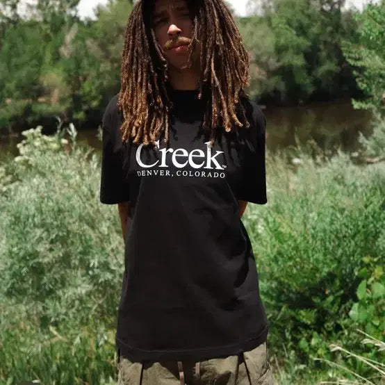 [BUNJANG] Creek x Blue in Green Denver Colorado Limited Edition T-Shirt / [2XL] Creek 크릭 덴버 콜로라도 한정판 티셔츠 새상품 블랙
