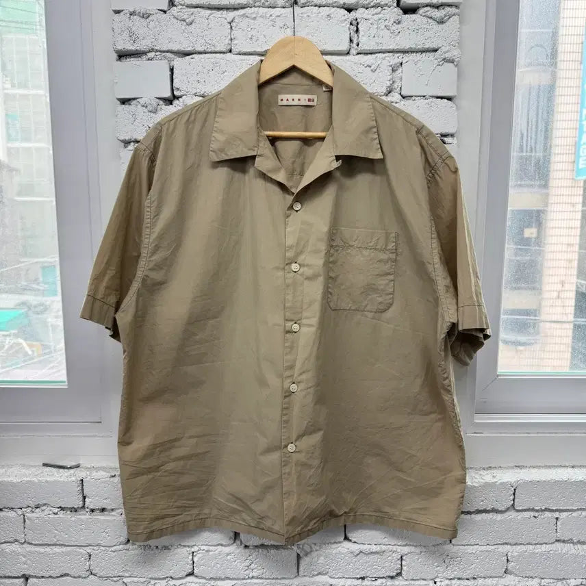 [BUNJANG] Marni x Uniqlo Short Sleeve Shirt / 마르니x유니클로 반팔 셔츠