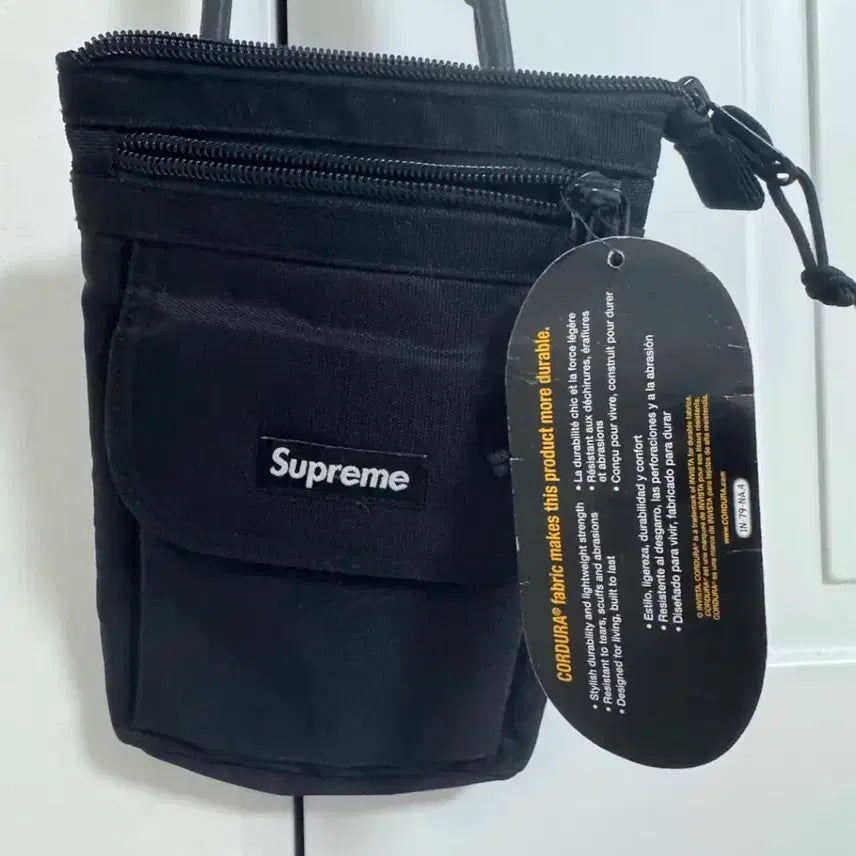 [BUNJANG] Supreme 19ss Mini Cross Shoulder Bag Black / 슈프림 19ss 미니 크로스 숄더백