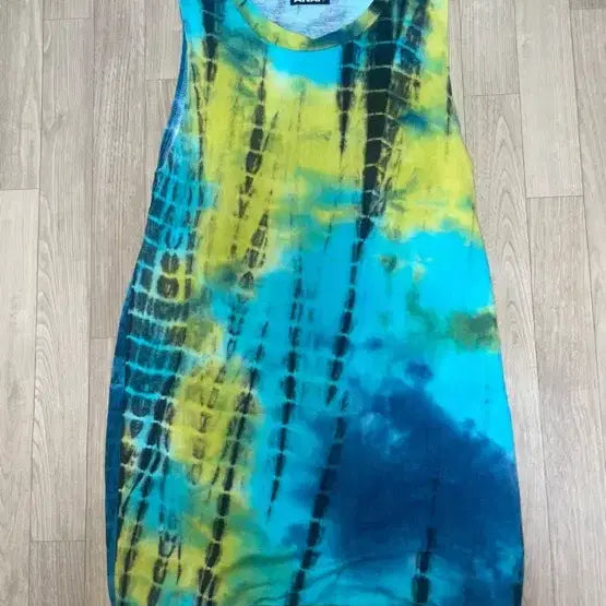 [BUNJANG] Tie-Dye Side Slit Dress / 트임 타이다이 원피스 갸루텀블러그런지브이계y2k오리엔탈히피