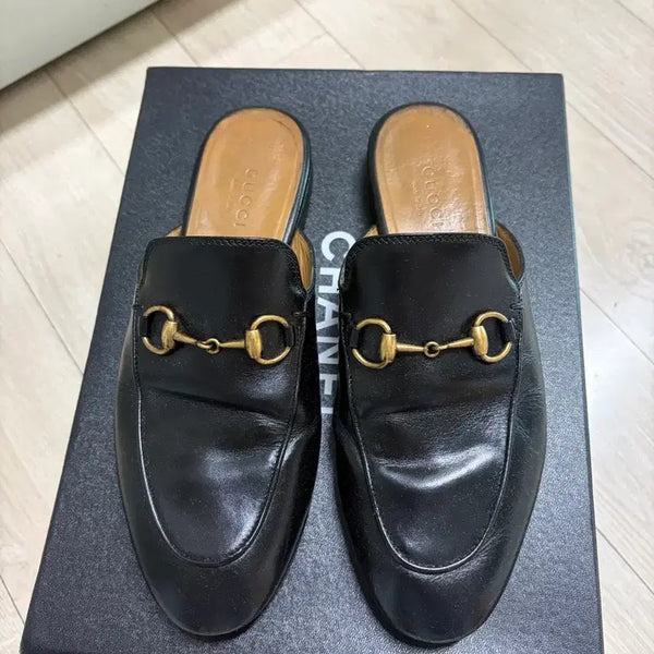 [BUNJANG] Gucci Genuine Leather Mules / 정품 구찌 뮬 35