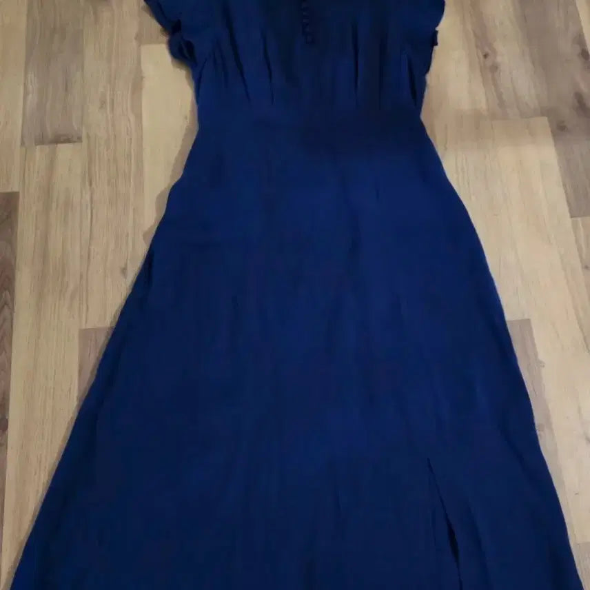 [BUNJANG] S'I Navy Flare Dress / S'I네이비색 플레어 원피스