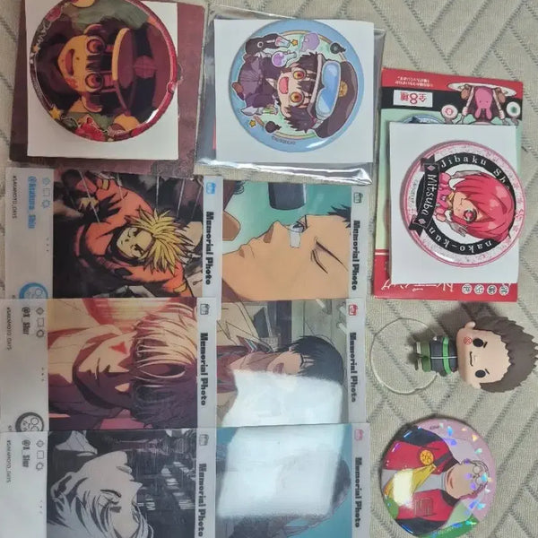 [BUNJANG] Sakamoto Days & Toilet-Bound Hanako-kun Bundle Set Pins / 사카모토 데이즈, 하나코군 굿즈 (일괄)