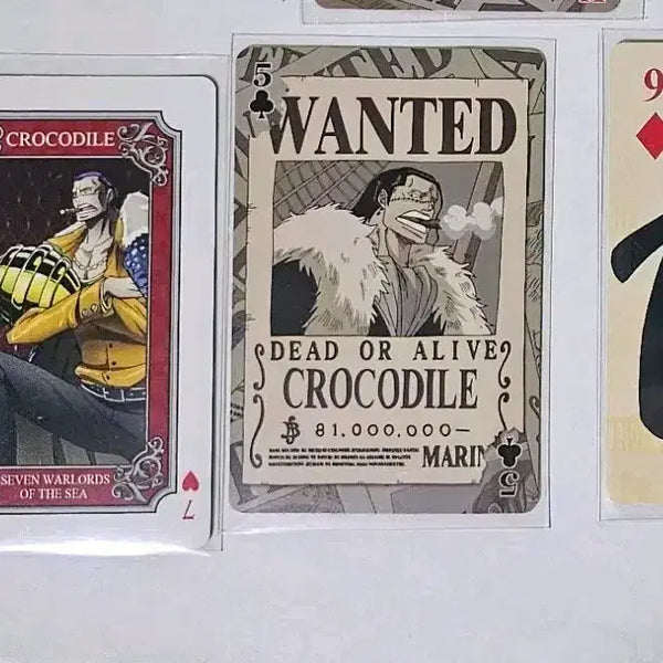 [BUNJANG] One Piece Crocodile Doflamingo Card Set Limited Trump ID Card Jump POB / 원피스 크로커다일 카드 일괄 한정 트럼프,ID 카드 점프특전