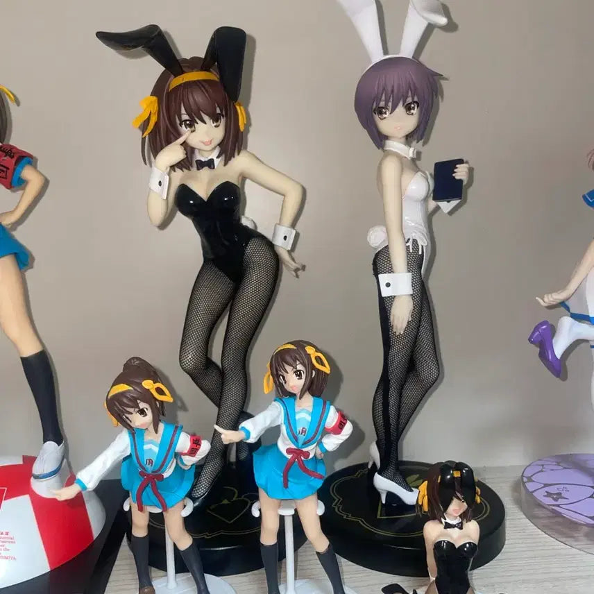 [BUNJANG] The Melancholy of Haruhi Suzumiya Bundle Figure Set / 급처) 스즈미야 하루히 피규어 일괄판매