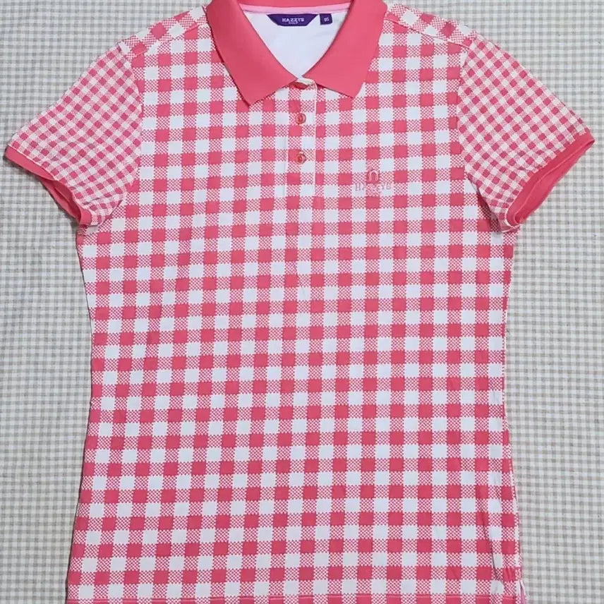 [BUNJANG] Hazzys Golf Women's Short Sleeve T-Shirt Size M (95) / 헤지스골프 여성반팔티셔츠 사이즈 95