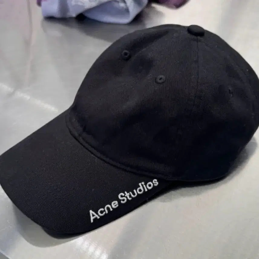 [BUNJANG] Acne Studios Logo Ball Cap Black / 아크네 스튜디오 로고 볼캡 블랙