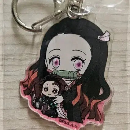 [BUNJANG] Demon Slayer Kamado Nezuko Acrylic Keyring / 귀멸의칼날 귀칼 카마도 네즈코 아크릴키링 미사용