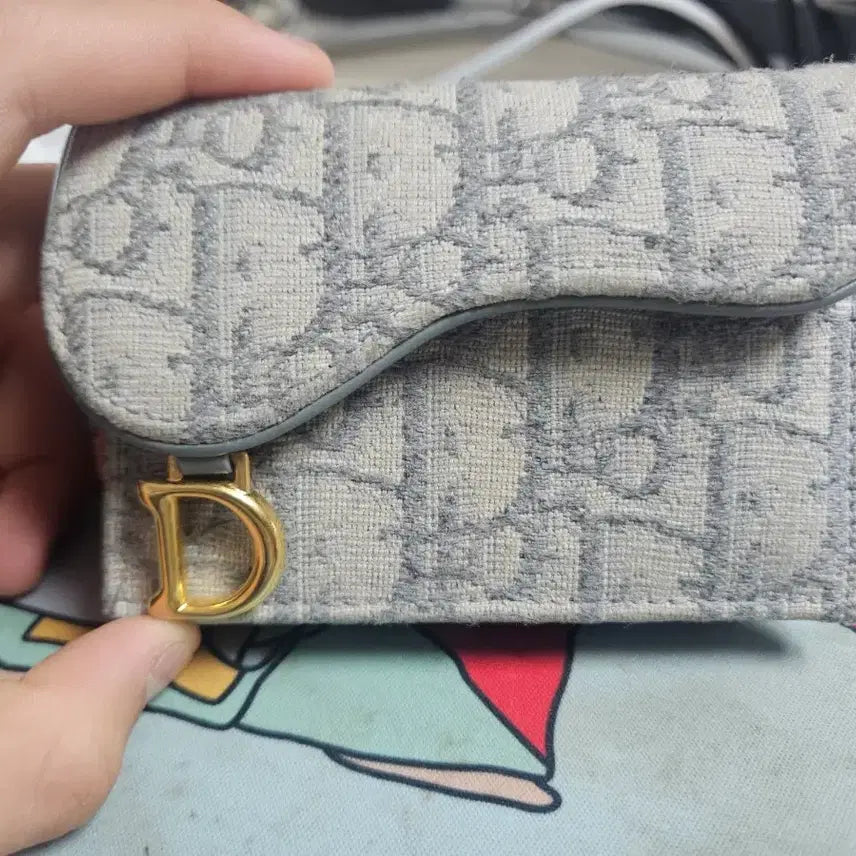 [BUNJANG] Dior Oblique Saddle Card Holder / (S급) 디올 오블리크 새들 카드지갑