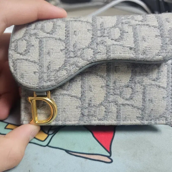 [BUNJANG] Dior Oblique Saddle Card Holder / (S급) 디올 오블리크 새들 카드지갑