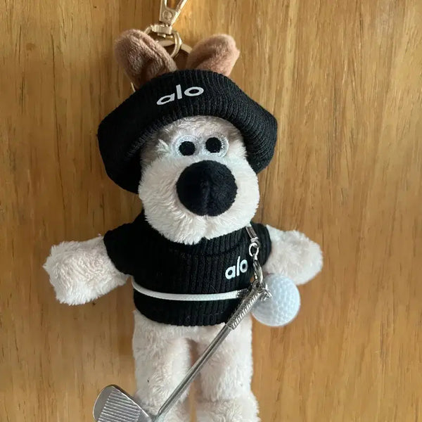 [BUNJANG] ALO Golf Gromit Doll Keychain / ALO 골프 인형 키링
