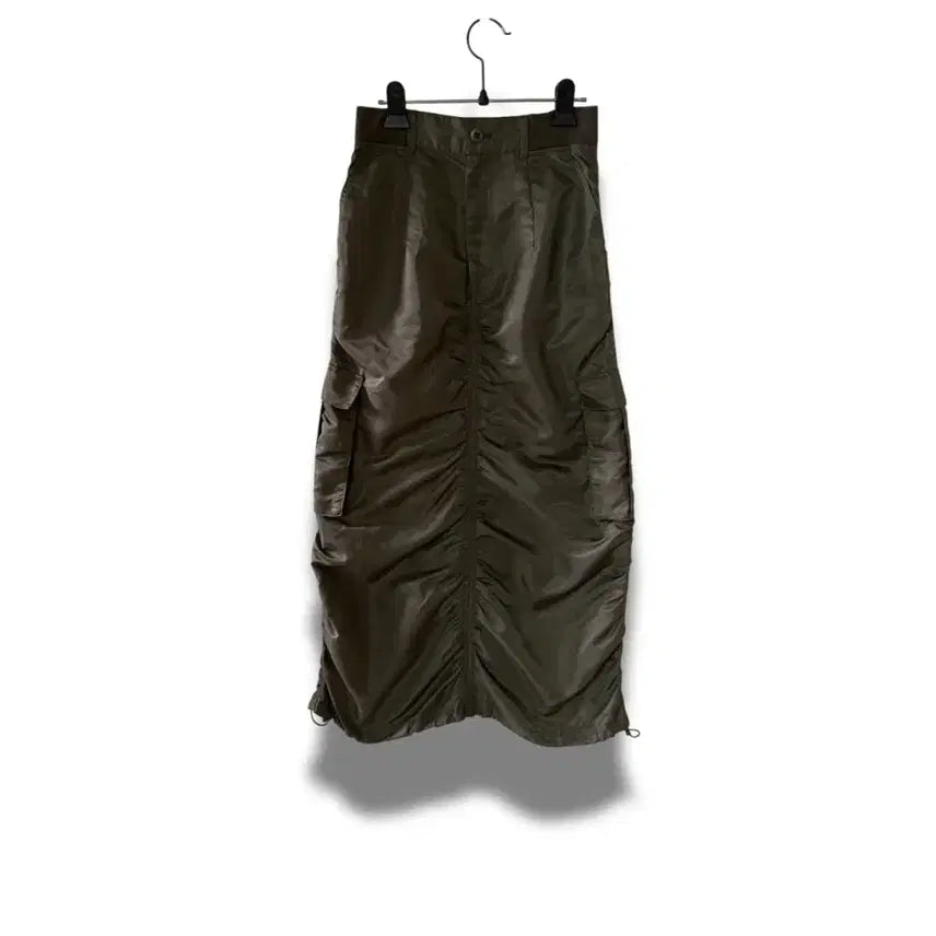 [BUNJANG] Rose Bud Cargo Long Skirt / Rose bud 카고 롱스커트