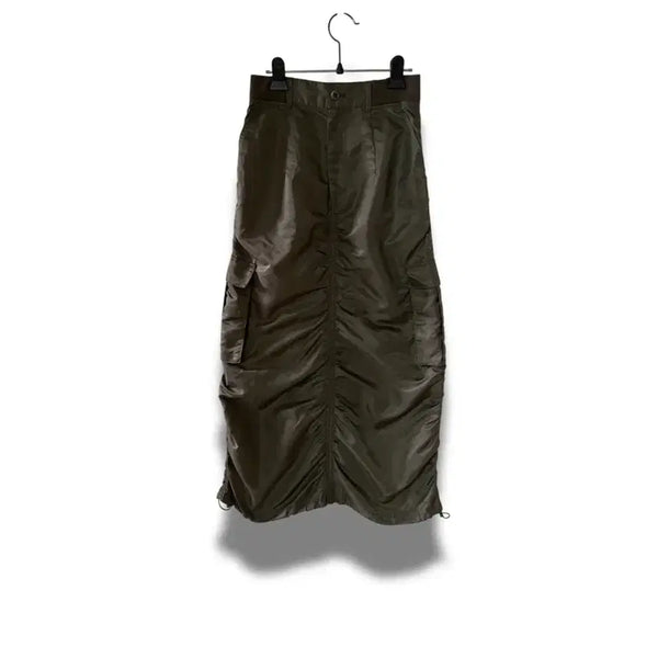 [BUNJANG] Rose Bud Cargo Long Skirt / Rose bud 카고 롱스커트