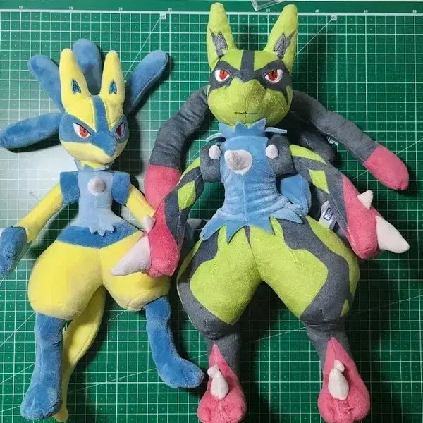 [BUNJANG] Shiny Lucario and Mega Lucario Plush Bundle / 포켓몬 타카라토미 인형 루카리오 인형 메가루카리오 인형 이로치 일괄 처분