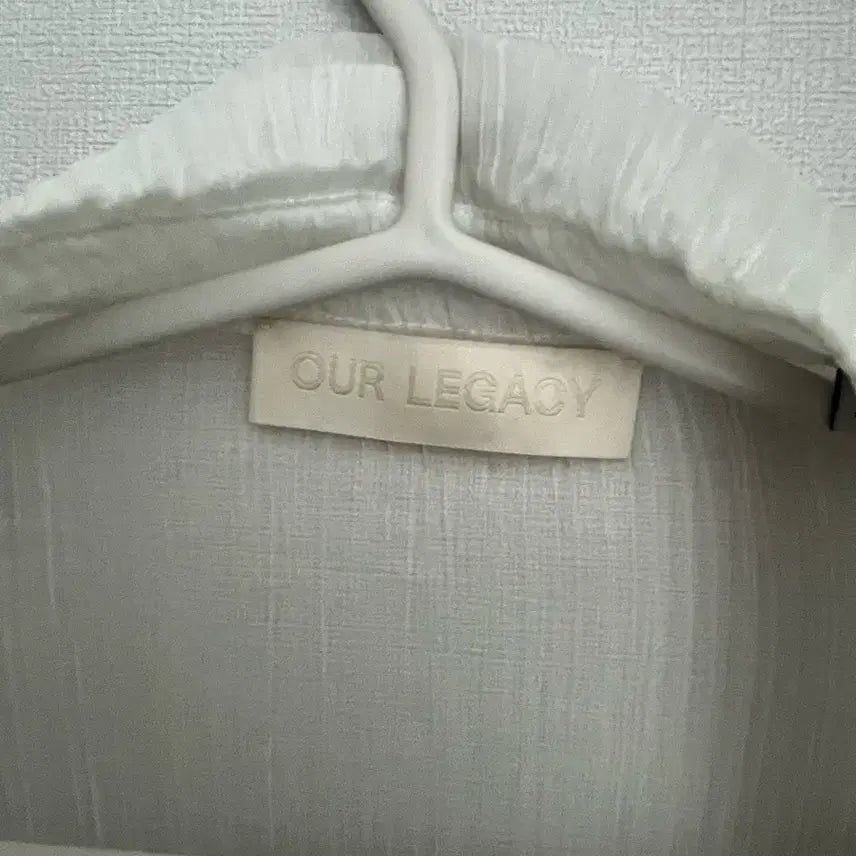 [BUNJANG] Our Legacy White See-through Shirt / 아워레가시