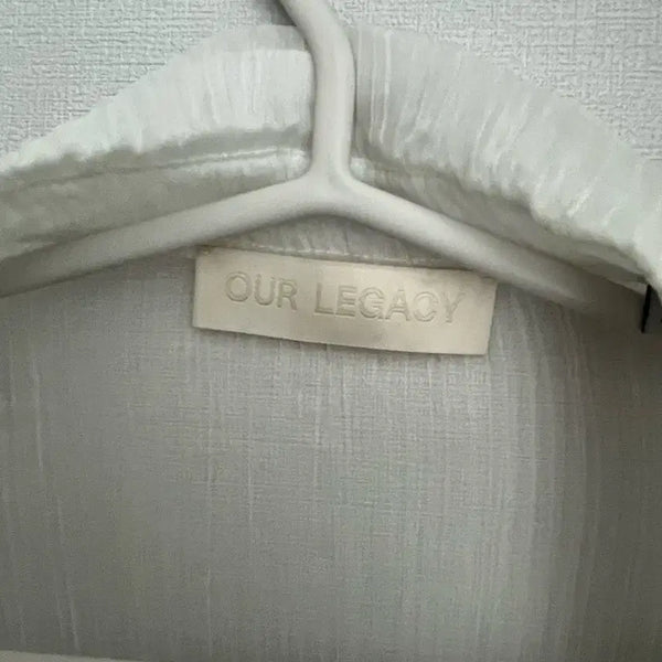 [BUNJANG] Our Legacy White See-through Shirt / 아워레가시