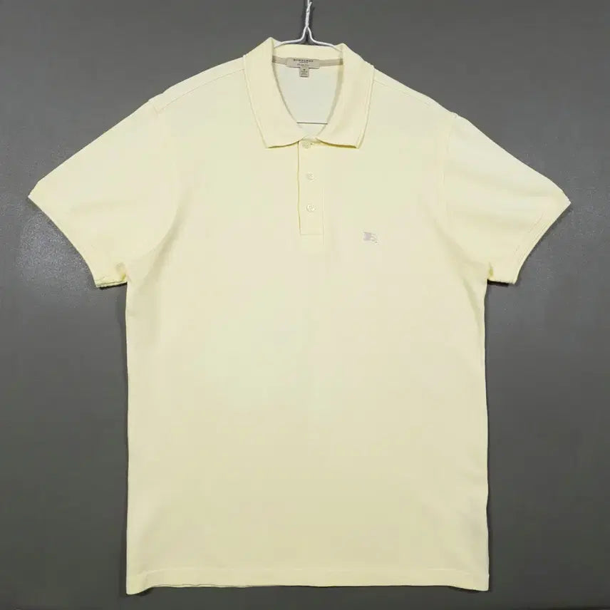 [BUNJANG] Burberry London Crest Knight Logo Detail Short Sleeve Polo Shirt / M) 버버리 런던 크레스트 기사로고 라인 디테일 반팔 카라티 폴로 셔츠